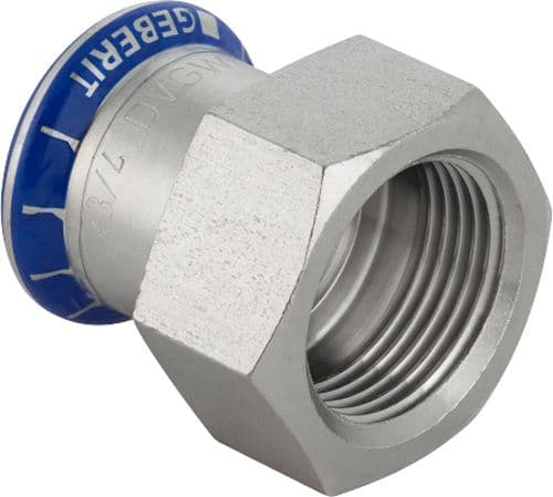 Overg.Mf Rustf 28mm-3/4 - M/indv.Gev MA-Press. Kun M-bakker