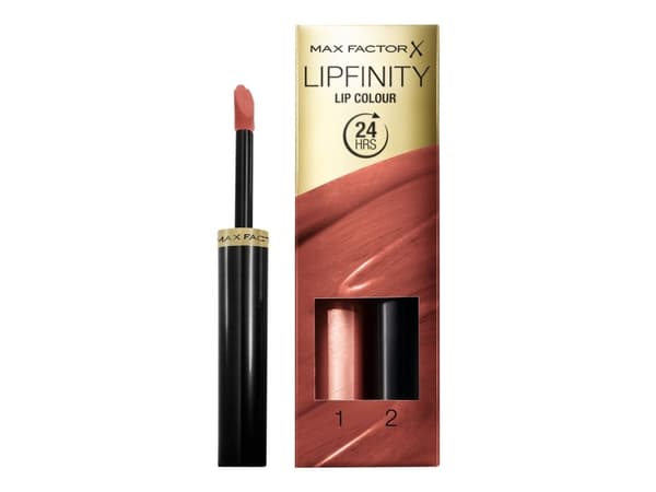 Max Factor Lipfinity - Läppfärgsuppsättning - 2 delar - kryddig (070) - len, glansig