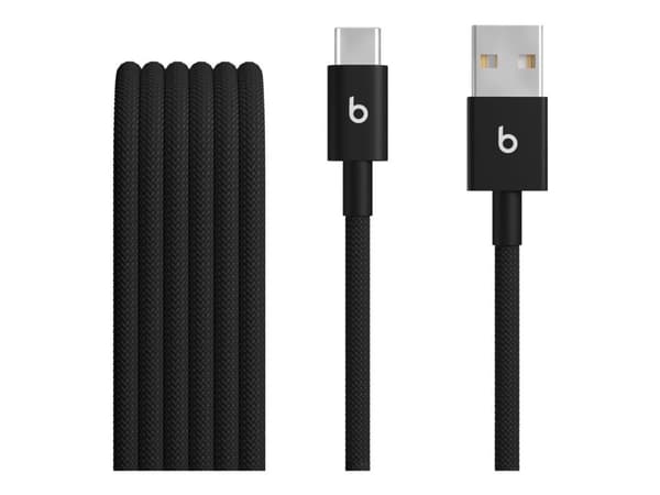 Apple Beats, 1,5 m, USB A, USB C, USB 2.0, musta