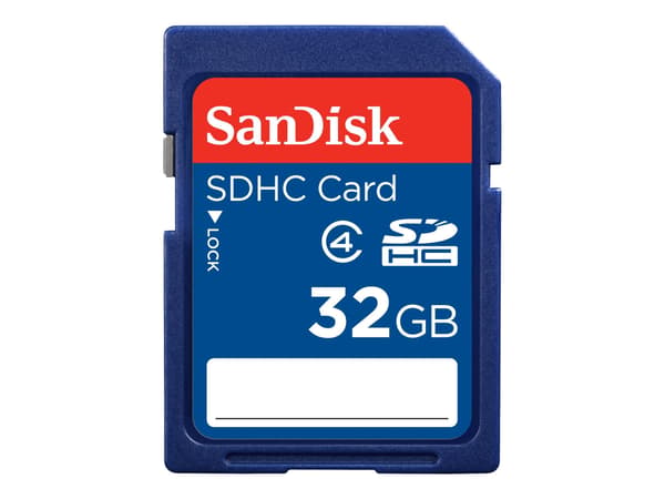 SanDisk Standard - Flashminnekort - 32 GB - Class 4 - SDHC