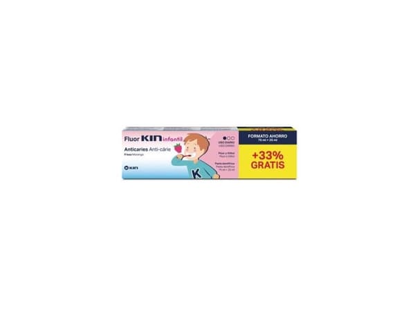 Fluor-Kin Children'S Strawberry Toothpaste 100Ml