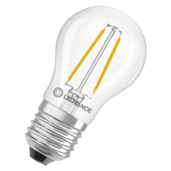 LEDVANCE LED krone glødetråd 136lm 1W/827 (15W) E27