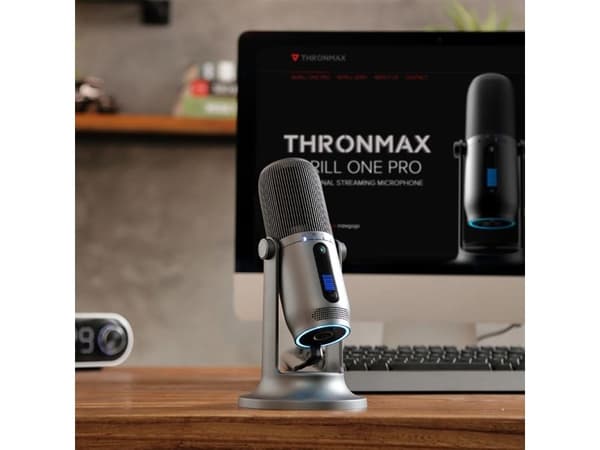 Stativ USB-studiemikrofon Thronmax M2G Fod, Inkl. kabel