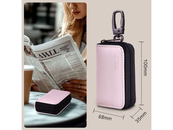 Tech-Protect Faraday-bur TECH-PROTECT KLR300 pouch keyless RFID signalskydd, rosa