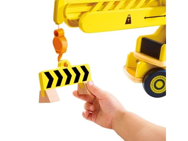 Hape Mobile Crane & Construction Set