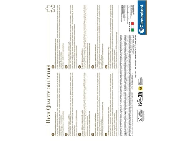 Clementoni CLE puslespill 1000 HQ The Hunter’s Path 37101