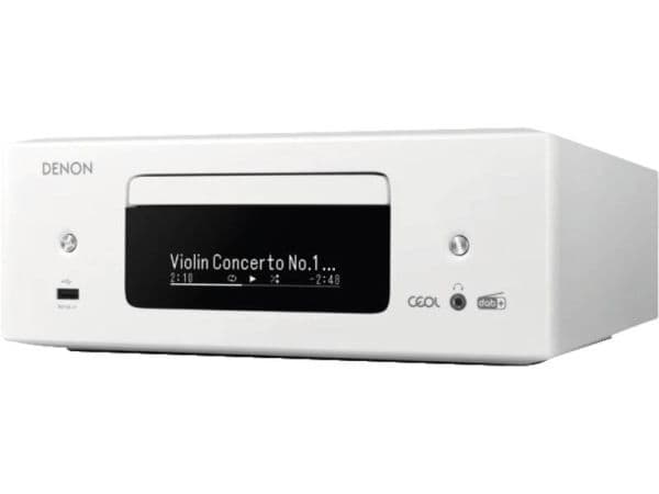 Denon RCD-N12, 65 W, 3,5 mm, 3.5mm, DAB, DAB+, Spotify, CD-R, CD-RW