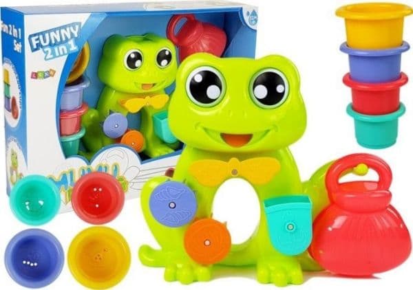 Lean Toys Varles formede badeleketøy med bøtter