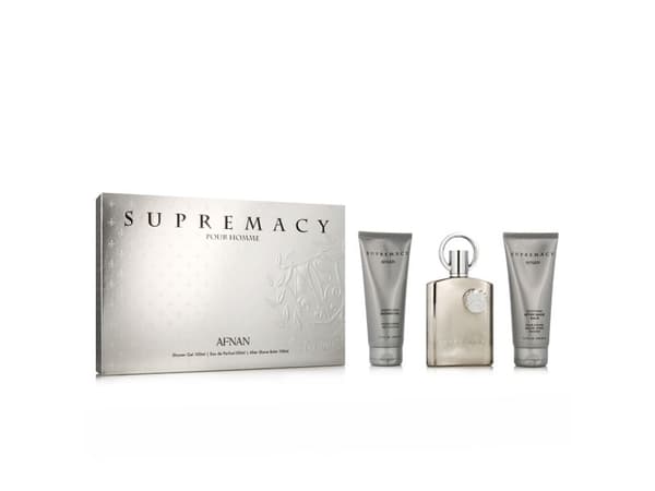 Afnan Supremacy Silver EDP 100 ml + ASB 100 ml + SG 100 ml (mann)