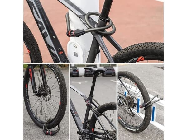 Sykkellås Rockbros RKS507 5-sifret kode
