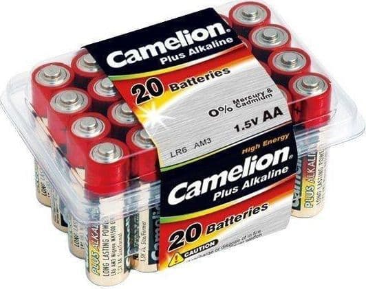 Camelion LR6-BP20 AA/LR6, Plus Alkaline, 20 stk.