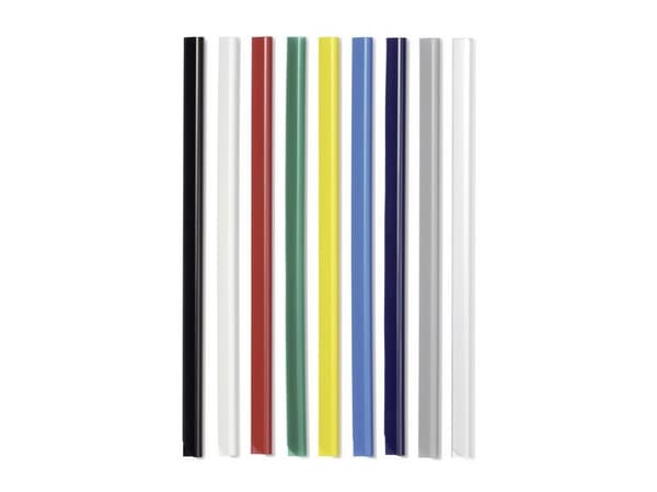 Durable SPINE BARS A4, 6 mm, Hvid