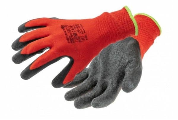 Dedra HOGERT LATEX RODER RED-SORT PROTECTIVE käsineet ROZM.10