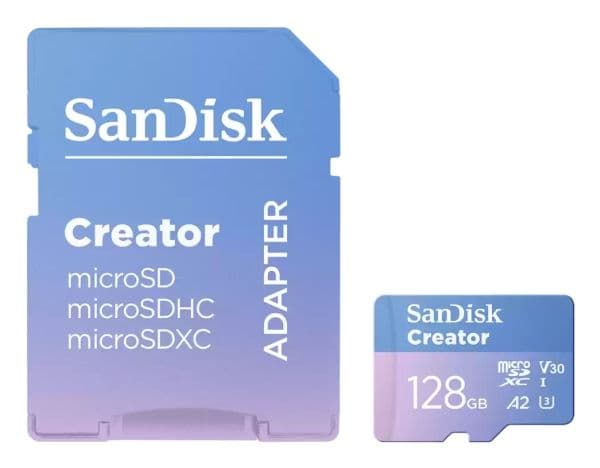 SanDisk Creator MicroSD 128GB
