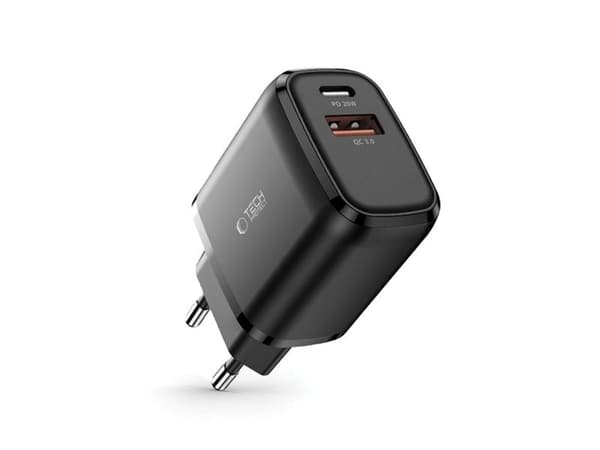 Tech-Protect lader 1x USB-A 1x USB-C 3 A (9589046924286)