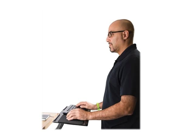 StarTech Under Desk Keyboard Tray, Full Motion & Height Adjustable Keyboard and Mouse Tray, 10" x 26" Platform, Ergonomic Sliding Computer Keyboard...