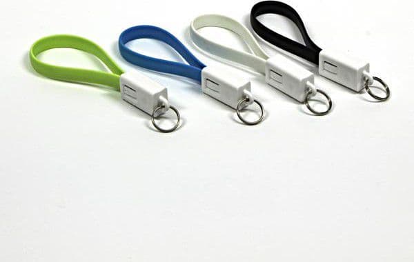 LAMA PLUS USB-adapter till microUSB 0,2 m Blå