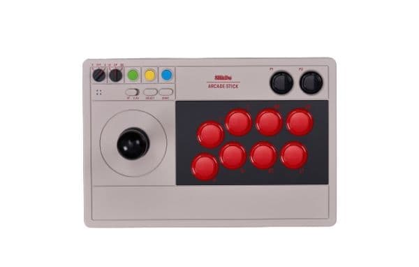 8BitDo Arcade Stick, Joystick (grå)
