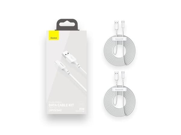 Baseus TZCATZJ-02, 1,5 m, USB A, USB C, 480 Mbit/s, Hvit