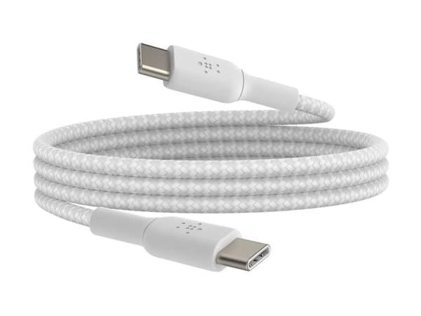 Belkin BoostCharge, 0,15 m, USB C, USB C, USB 2.0, Valkoinen