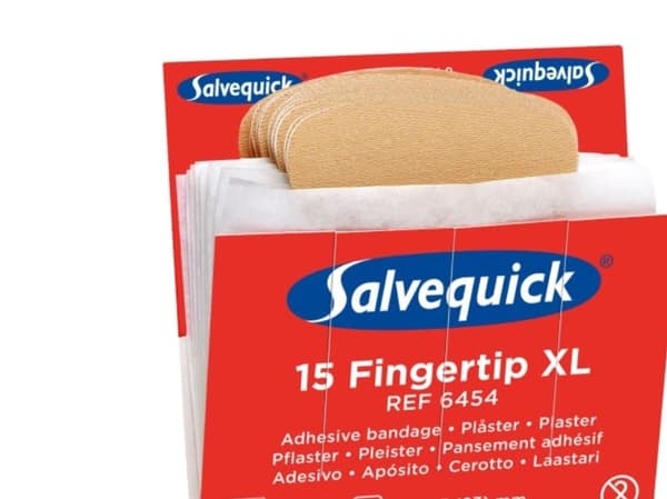 Salvequick Fingertip Plaster XL refill - 15 plåster x 6 refill