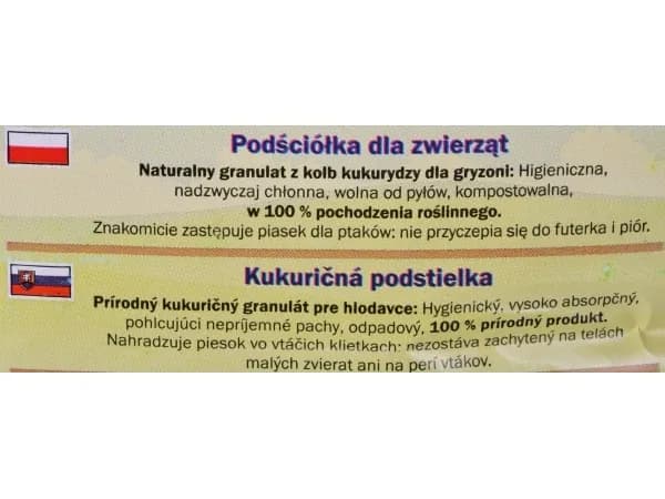 Chipsi SCIÓLKA CHIPSI mais 10 l - 4,6 kg