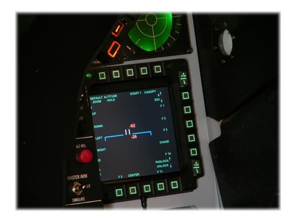 ThrustMaster MFD Cougar Pack - Instrumentpanel for flyvningssimulator - 20 knapper - kablet (en pakke 2)
