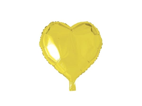 Gul folieballon, Hjerte