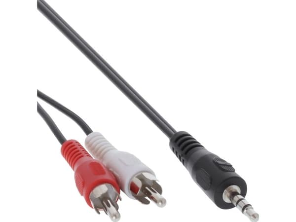 InLine 89939S, 2 x RCA, Hanstik, 3,5 mm, Hanstik, 1,5 m, valikoima