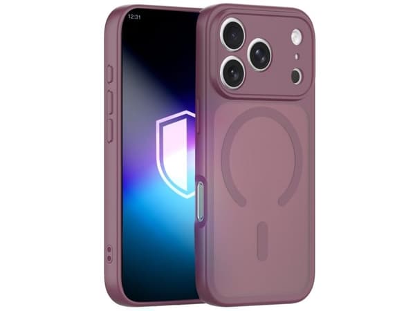 3mk Misty MagCase Deep Cherry case for iPhone 17 Pro Max / 18 Pro Max - burgundy