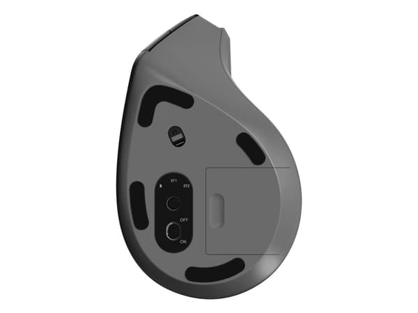 Rapoo EV310M mörkgrå trådlös ergonomisk mus