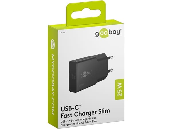 Goobay Slim, Innendørs, AC, 11 V, Sort