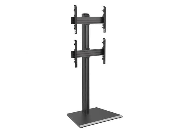 HAGOR comPROnents series - Monteringskomponent (endekapsler, søyle) - aluminium - svart