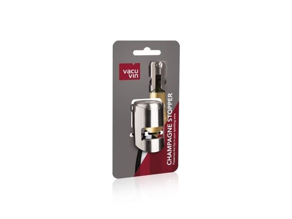 Vacu Vin samppanjatulppa teräs