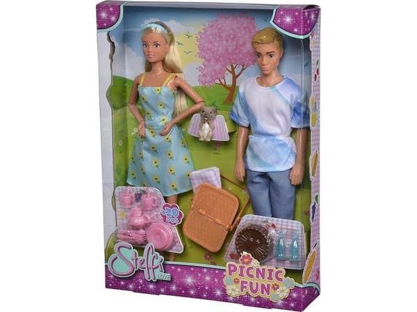 Simba docka 29 cm Steffi Kevin till picknick