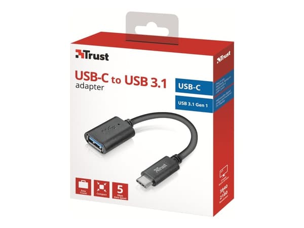 Trust - USB-adapter - USB-C (hane) till USB typ A (hona) - USB 3.0