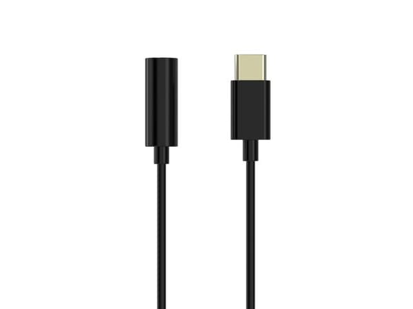 Sinox Mibility, USB C, Mini Jack 3.5 mm, 0,1 m, musta