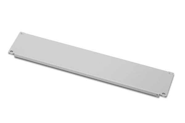 Digitus DN-19 BPN-02 - Tomt panel - grå, RAL 7035 - 2U - 19"