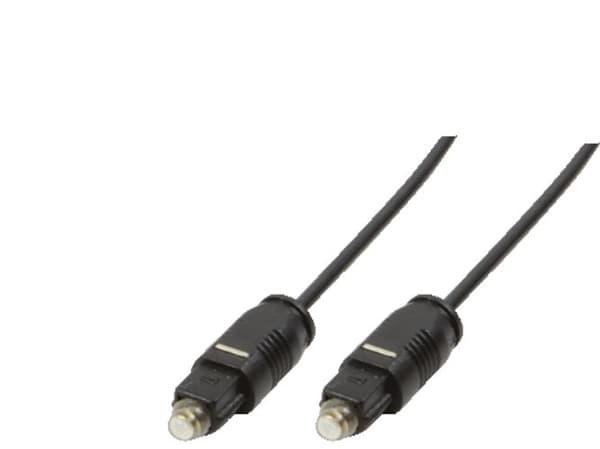 LogiLink Toslink - Toslink, 5m, TOSLINK, Hankjønn, TOSLINK, Hankjønn, 5 m, Sort