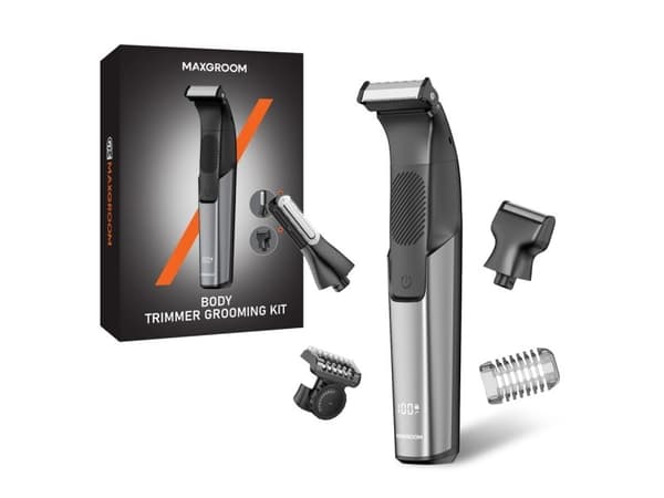 MAXGROOM JK-319 multifunctional trimmer with replaceable tips - black
