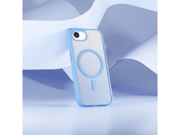 Puro Gradient MagSafe silikon-skal för iPhone 16e/17e - Blå