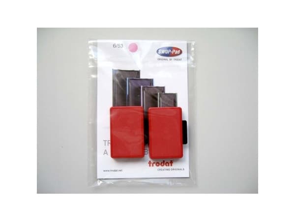 Stempelpude Trodat rød 2-pack 5205 6/55