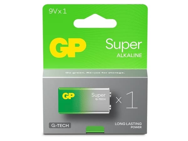 GP Super Alkaline 9V paristo 6LF22/9V 1-pack 1-pack