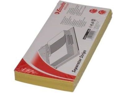 Esselte Cardboard separator 1/3 A4 100pcs. yellow (ET6948)