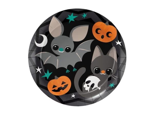 Cats &amp; Bats plattor, 23 cm