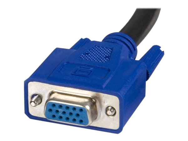 STARTECH.COM SVUSB2N1 6 6 Ft. USB+VGA 2-in-1 KVM Switch Cable