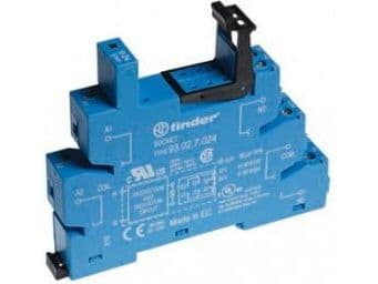 Reläsockel serie 34 6-24VDC
