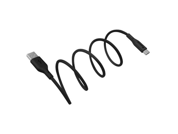 USB-C ja USB-A lataus- ja datakaapeli 180cm