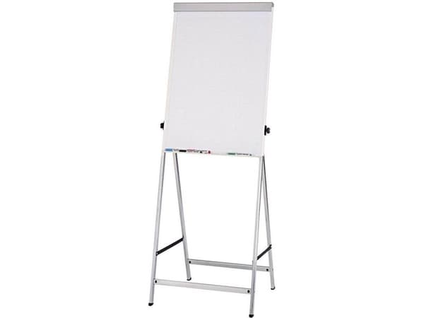 MAUL Flipchart Functional, Terästä, 700 x 1000 mm, Hopea, 1950 mm, 1 kpl