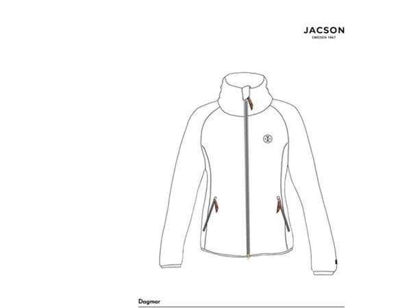 Jacson Dagmar Softpilejacka Korall XL